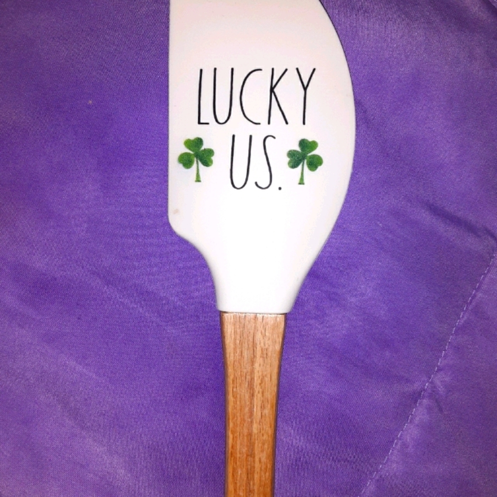 Lucky us in green